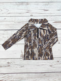 Kids Boys Camouflage Zip Hunting Pullover