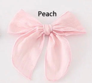 Peach Bow