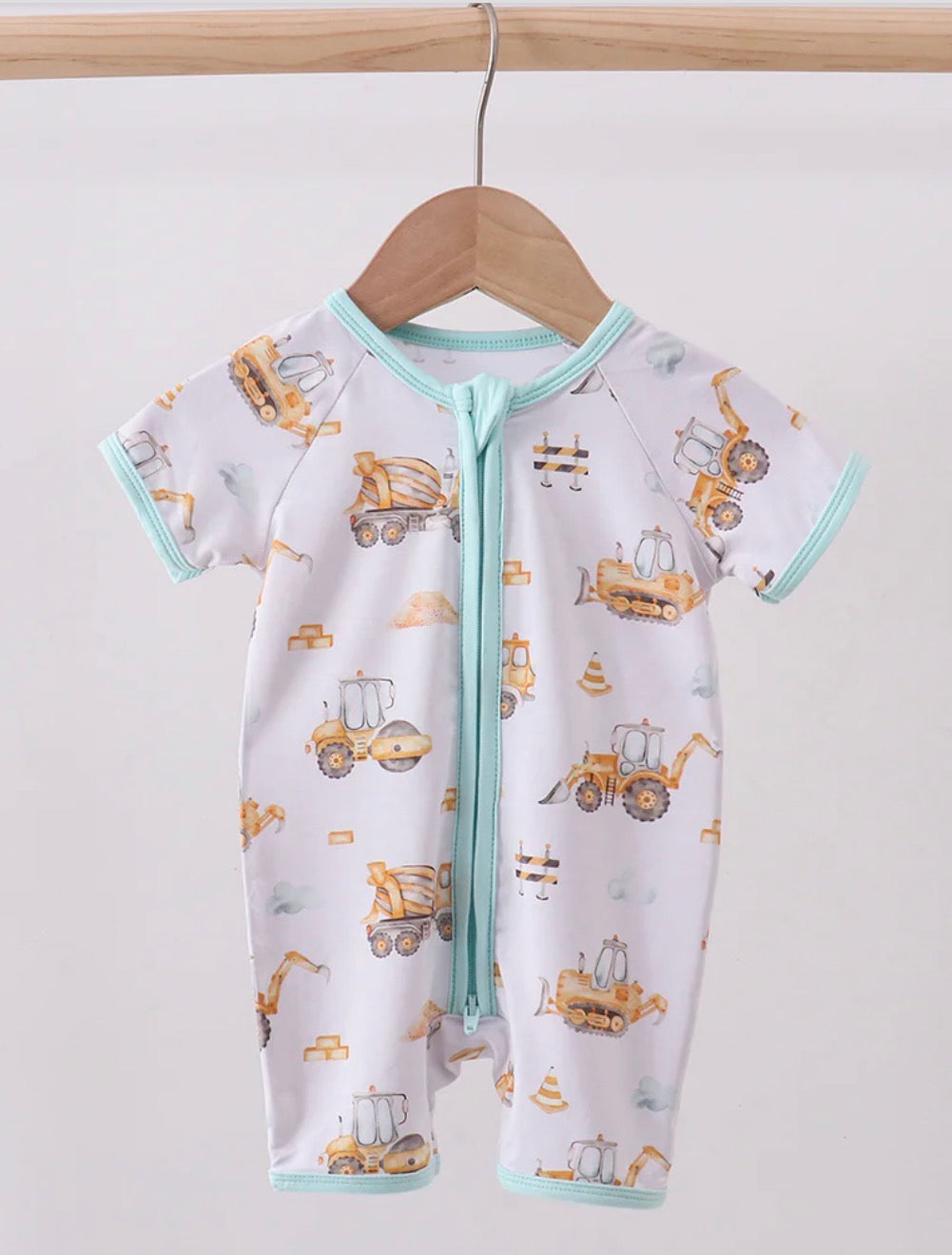 Under Construction Shorty Romper